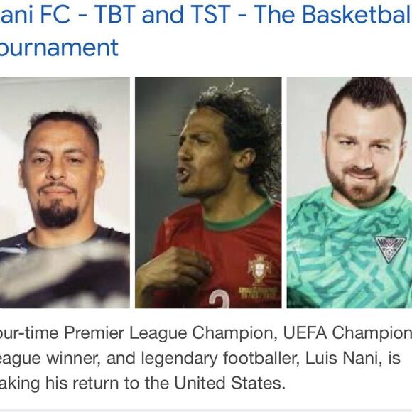 Authentic Volai Men’s Luis Nani FC Football Soccer Performance Jersey Shirt - Picture 6 of 7